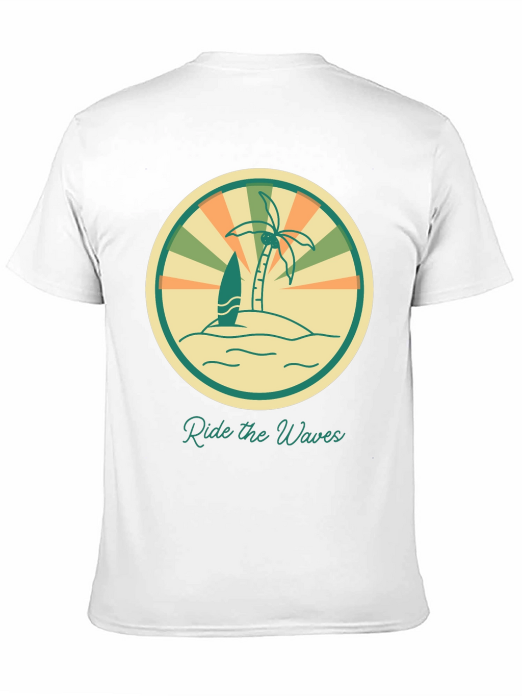 Ride the Waves Graphic Tee - Retro Surf Vibes