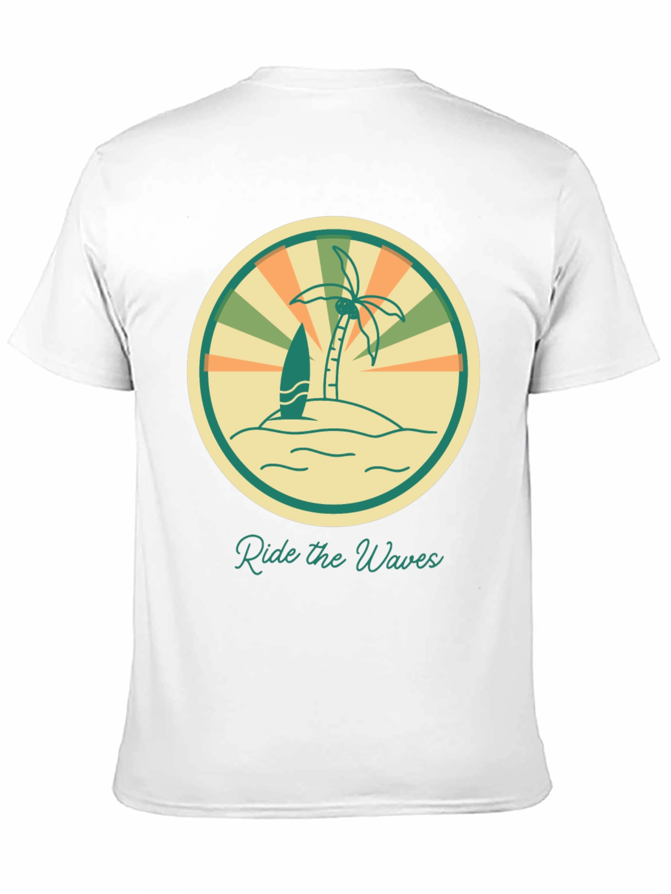 Ride the Waves Graphic Tee - Retro Surf Vibes