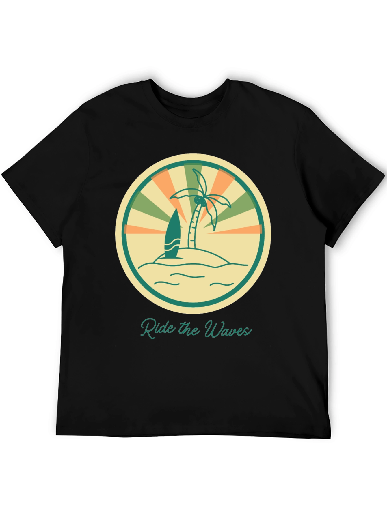 Ride the Waves Graphic Tee - Retro Surf Vibes