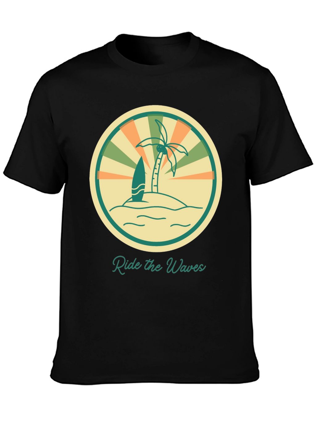 Ride the Waves Graphic Tee - Retro Surf Vibes