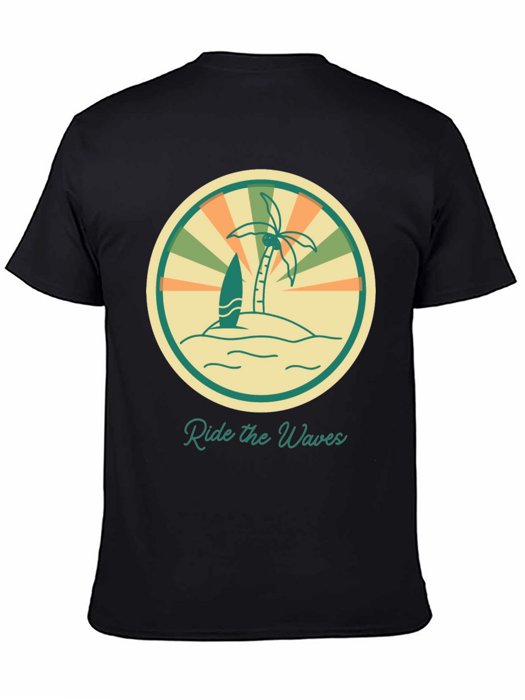 Ride the Waves Graphic Tee - Retro Surf Vibes