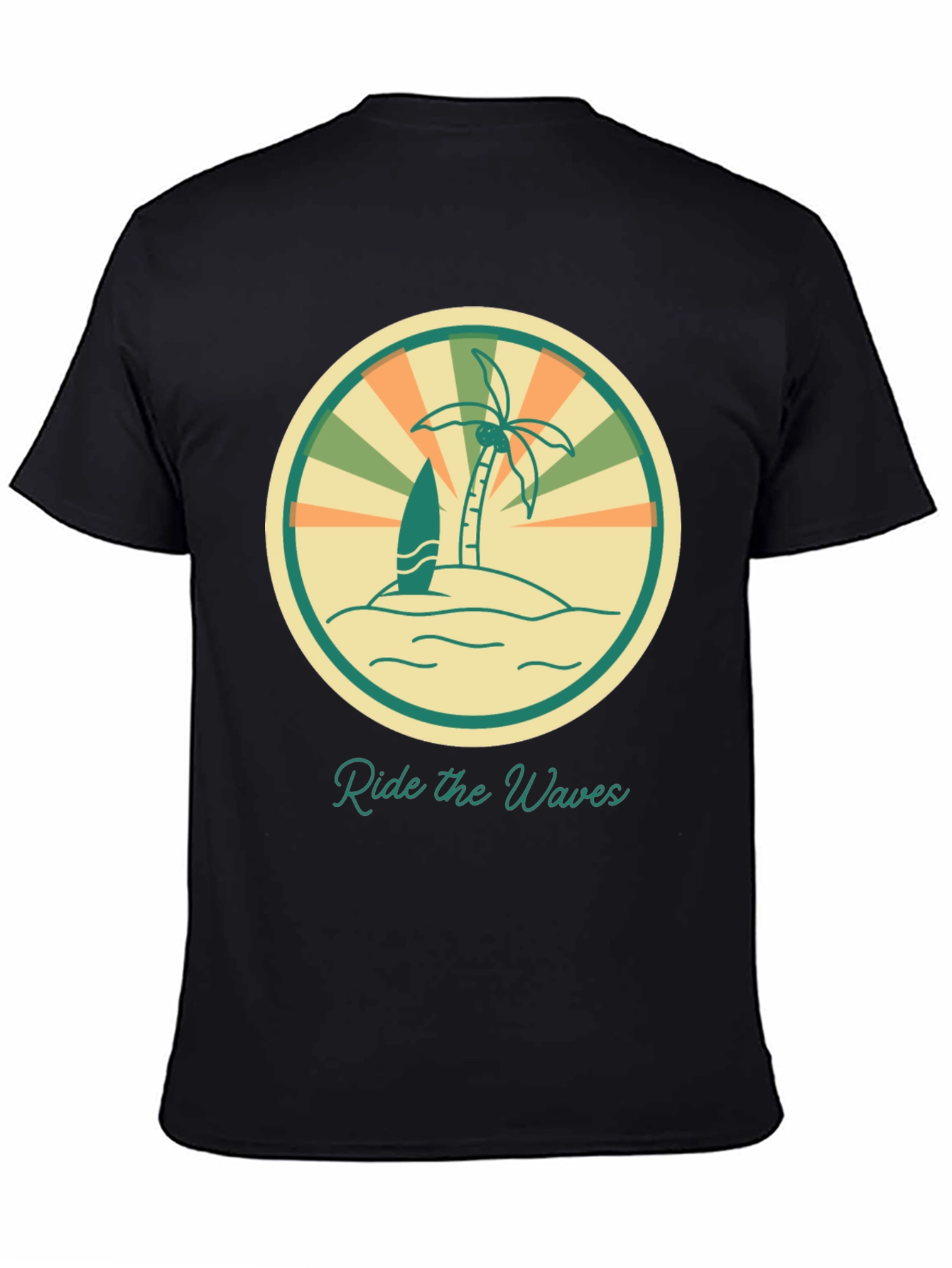 Ride the Waves Graphic Tee - Retro Surf Vibes