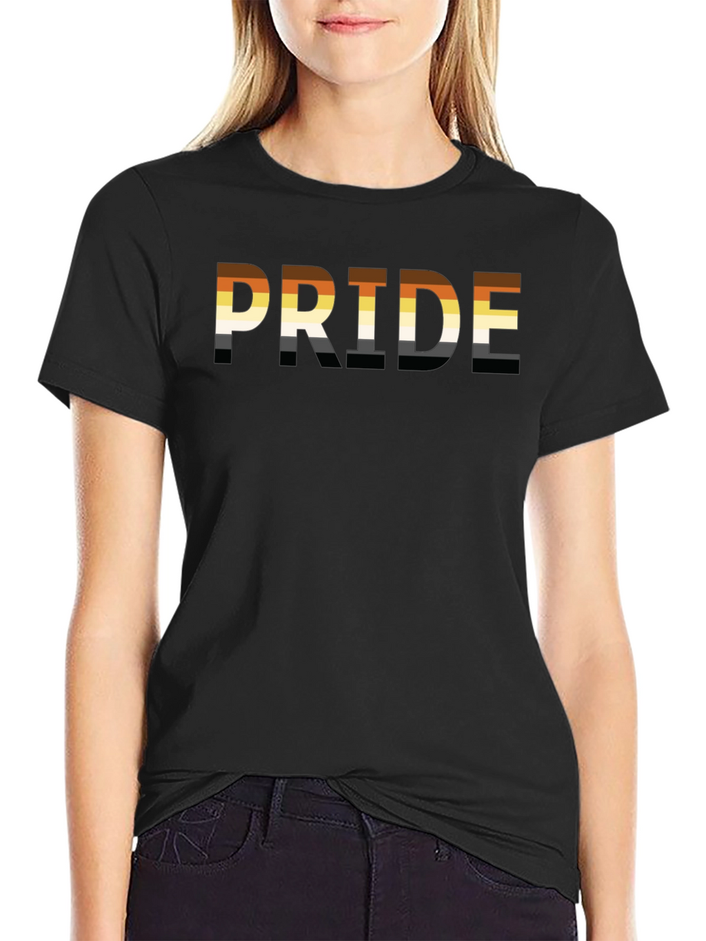 Bear Pride Graphic T-Shirt - Black