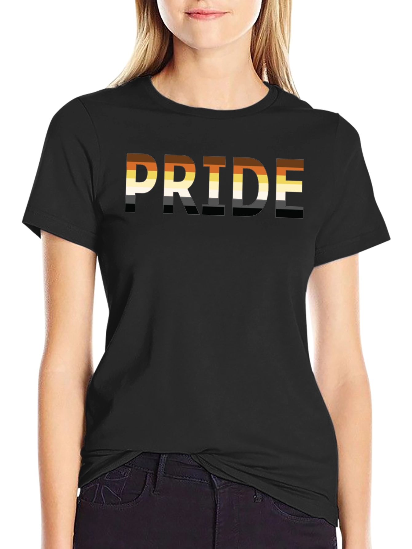 Bear Pride Graphic T-Shirt - Black