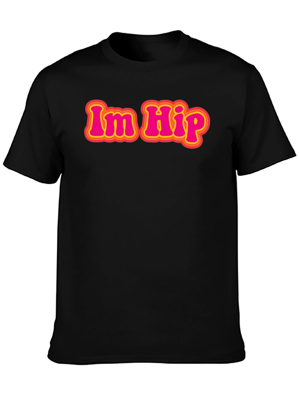 Im Hip Retro Graphic Tee - Classic Black T-Shirt