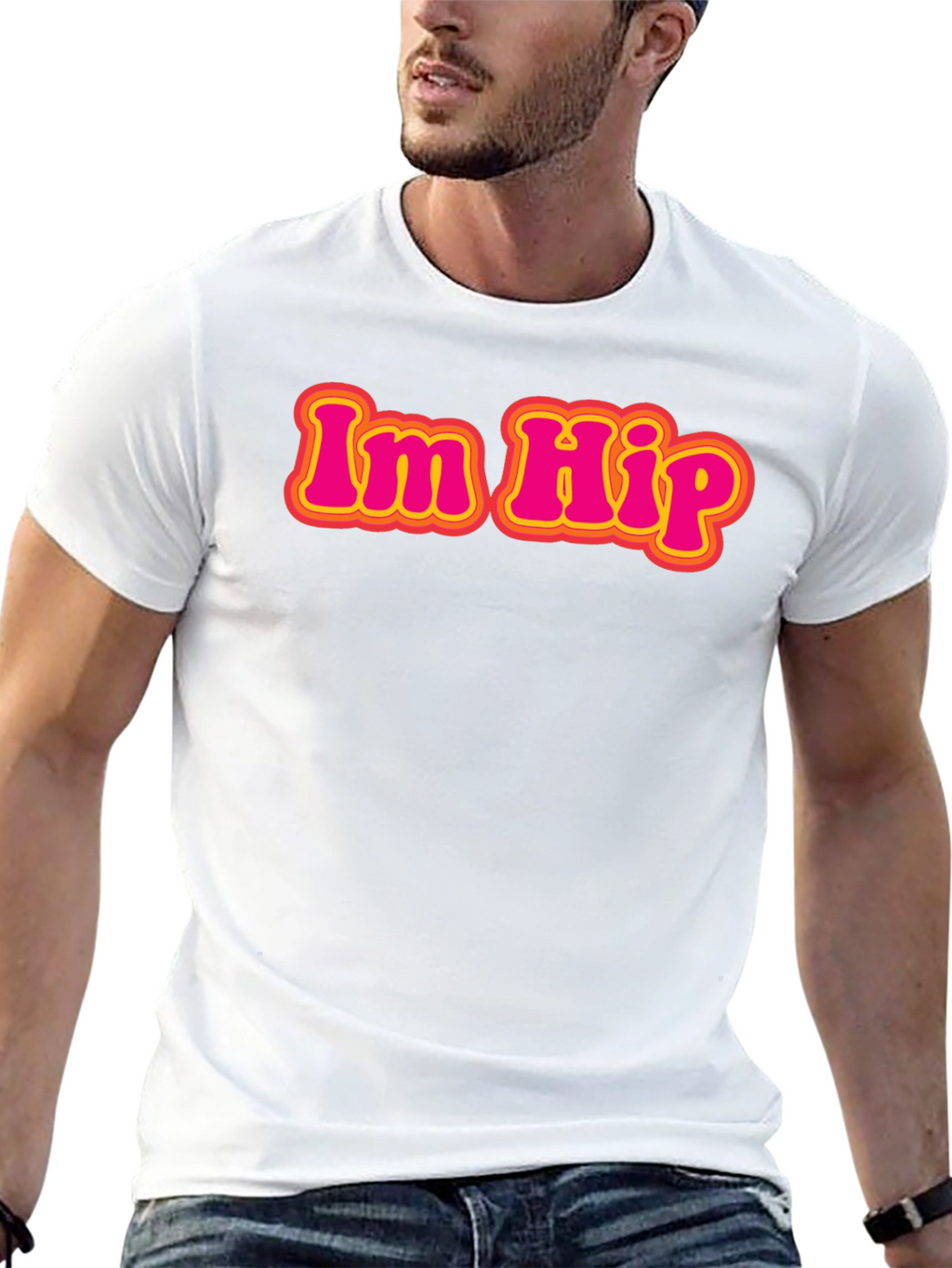 Im Hip Retro Graphic Tee - Classic Black T-Shirt