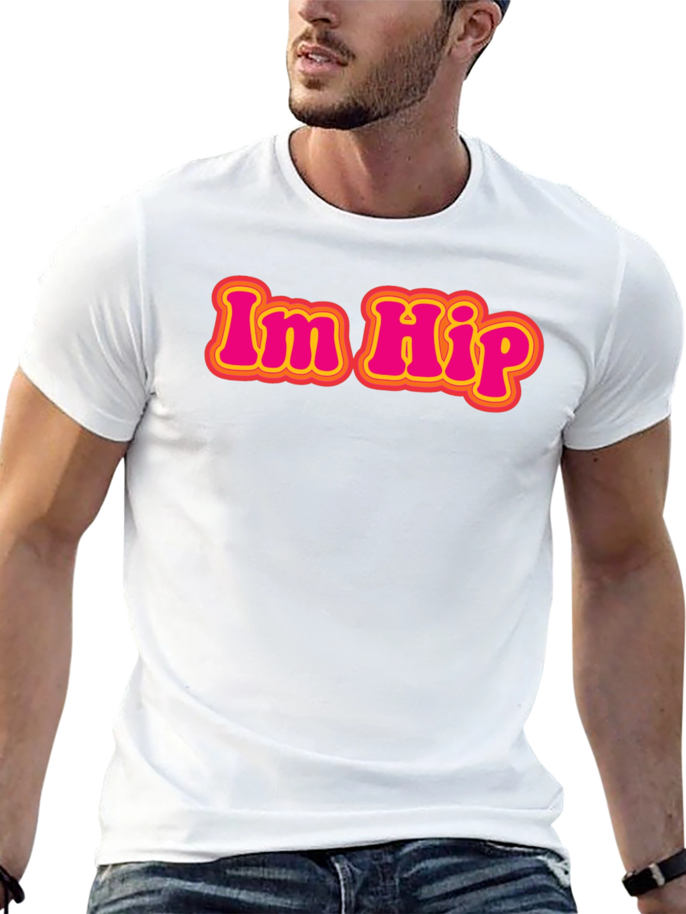 Im Hip Retro Graphic Tee - Classic Black T-Shirt