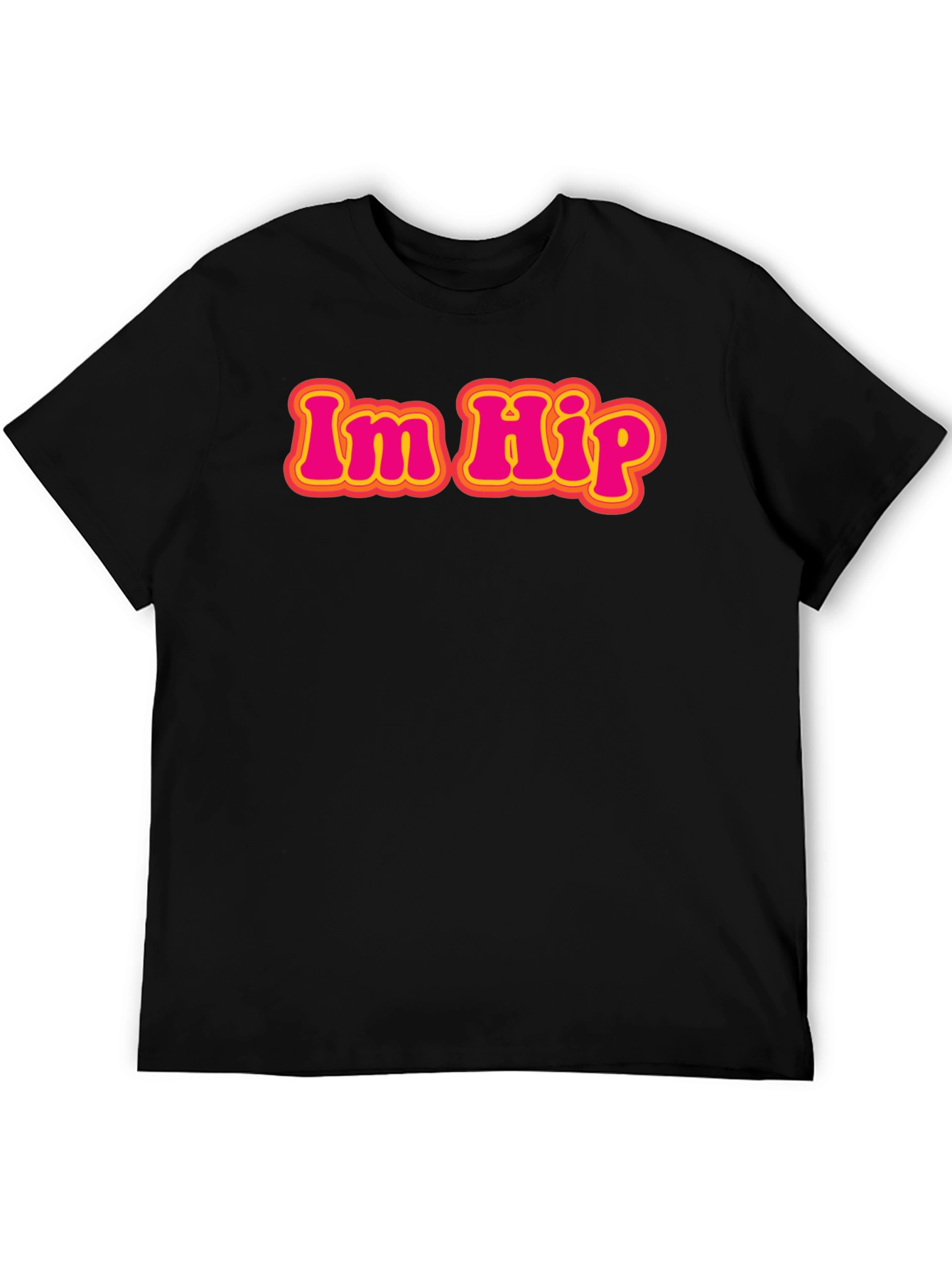 Im Hip Retro Graphic Tee - Classic Black T-Shirt