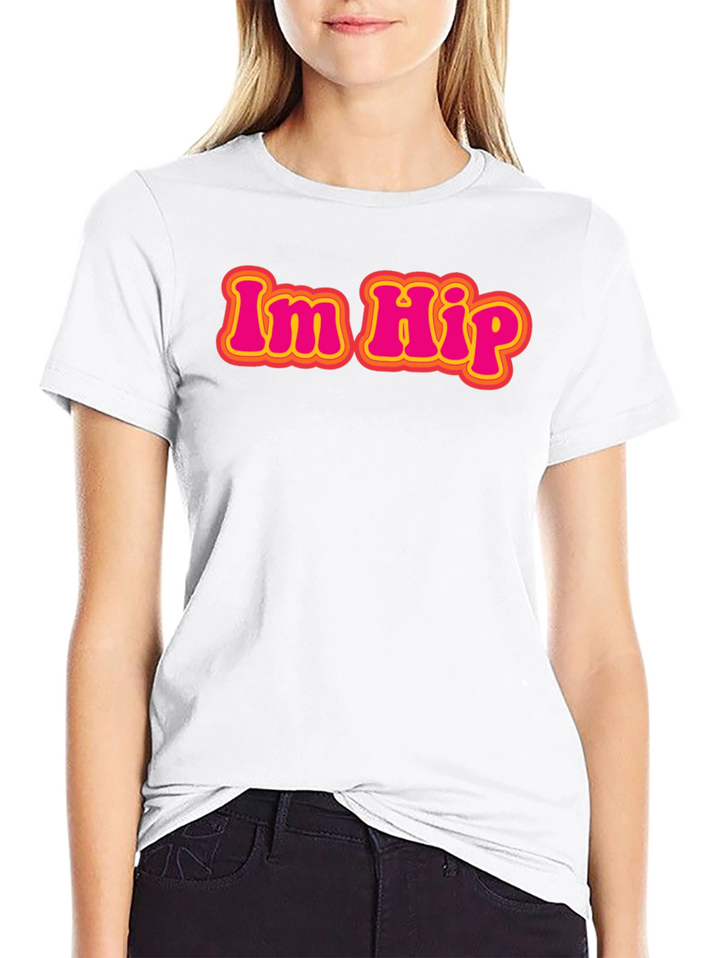Im Hip Retro Graphic Tee - Classic Black T-Shirt