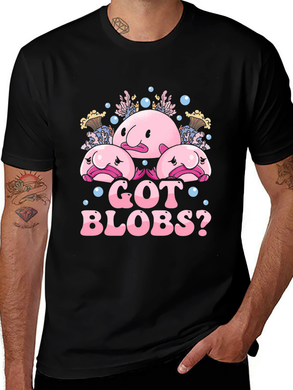 Got Blobs? Blobfish Graphic Tee - Soft Cotton