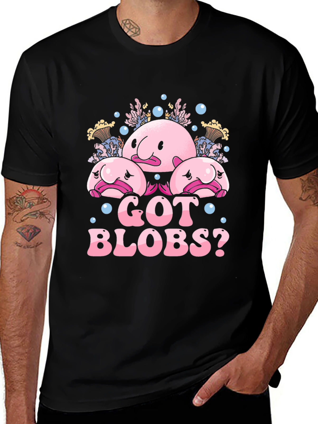 Got Blobs? Blobfish Graphic Tee - Soft Cotton