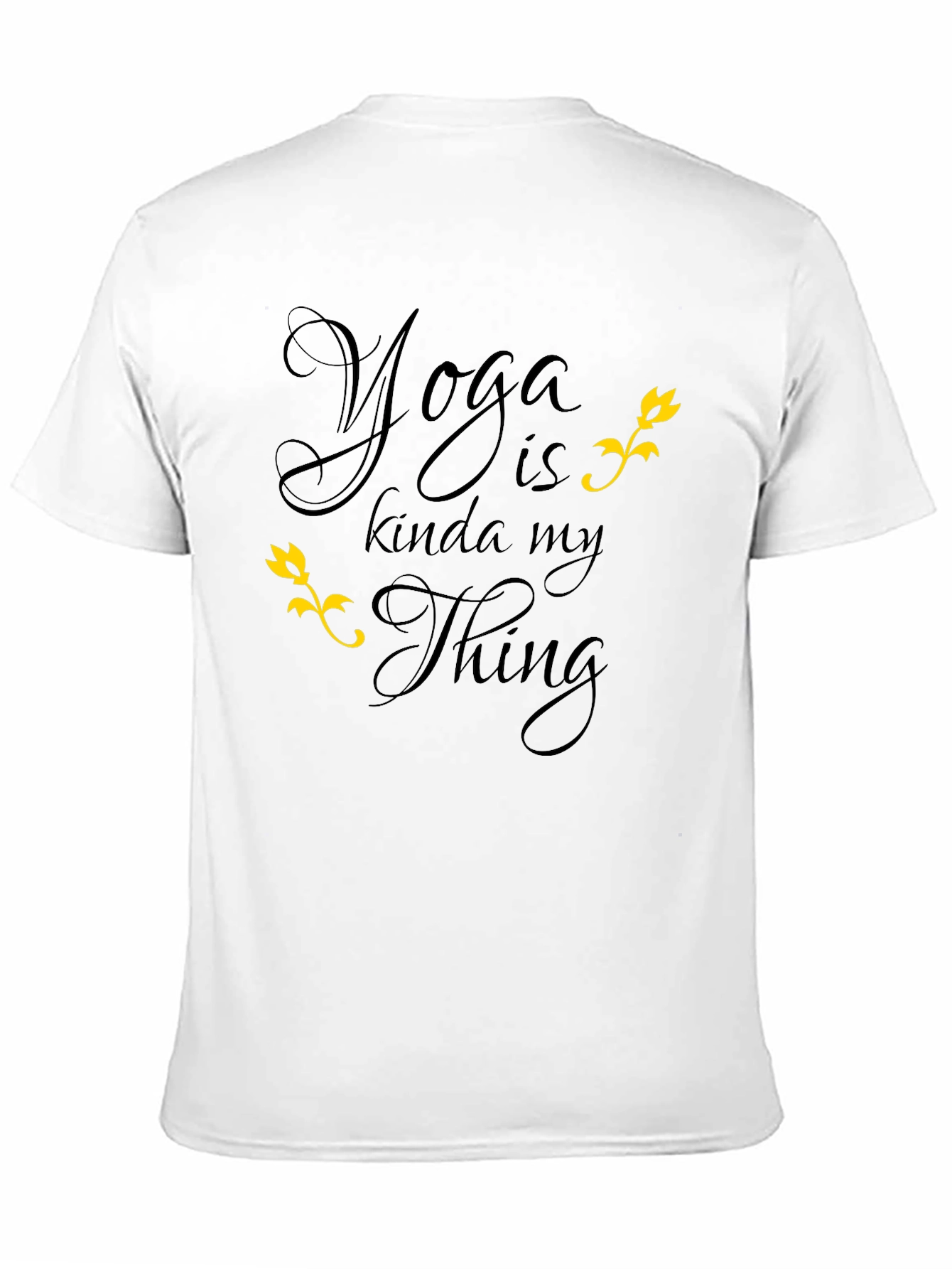 Yoga is Kinda My Thing T-Shirt Black Graphic Tee
