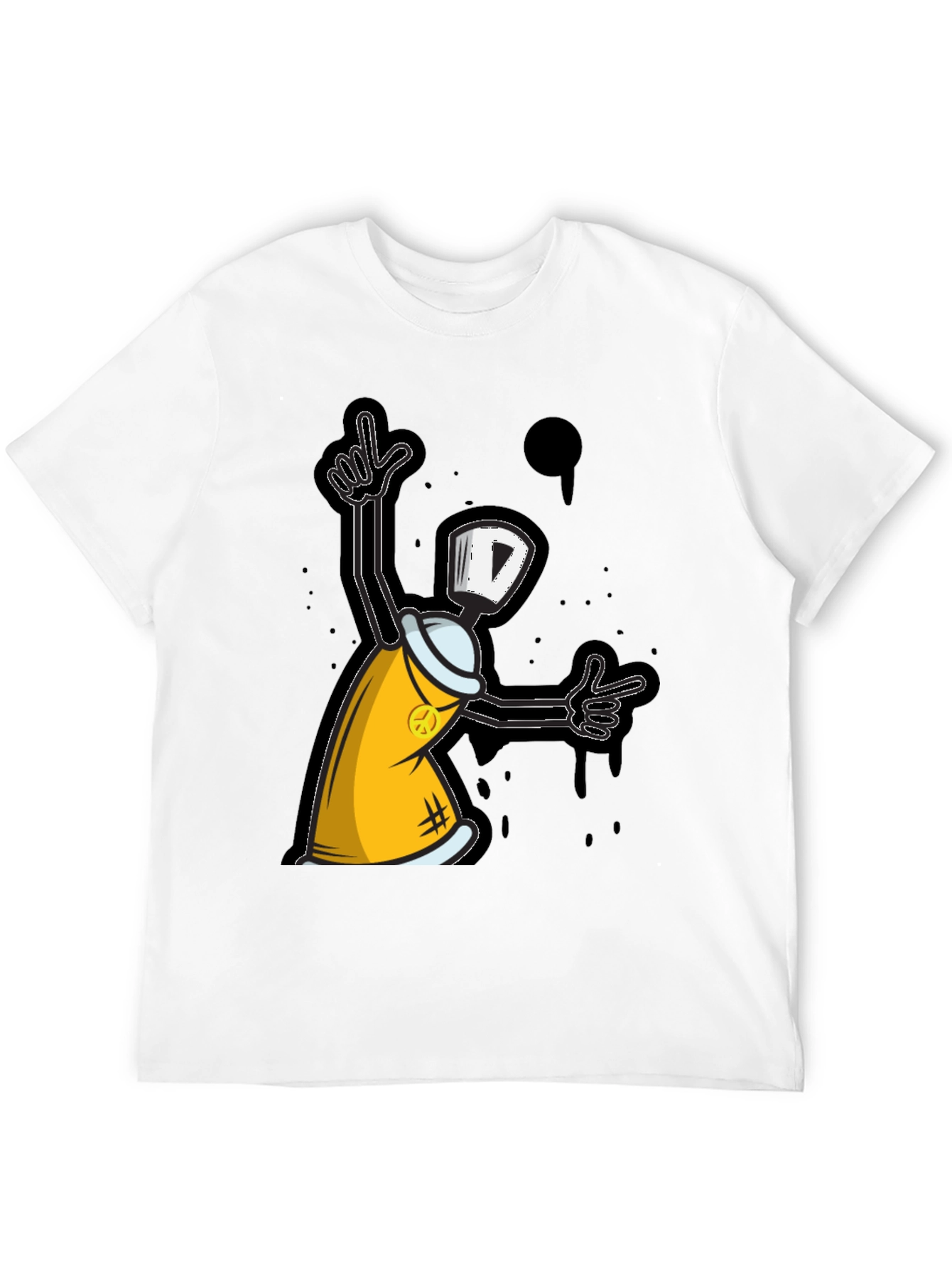 Graffiti Spray Can Graphic T-Shirt