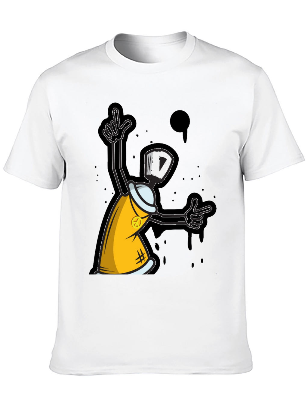 Graffiti Spray Can Graphic T-Shirt