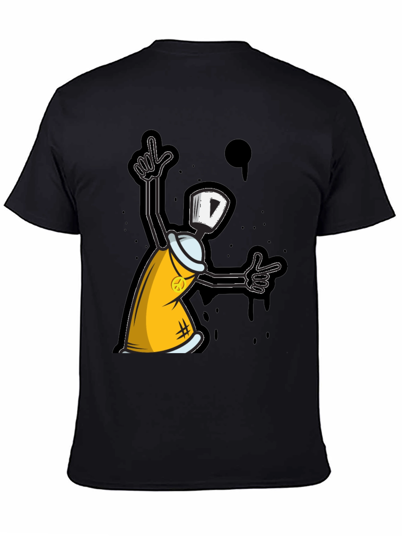 Graffiti Spray Can Graphic T-Shirt
