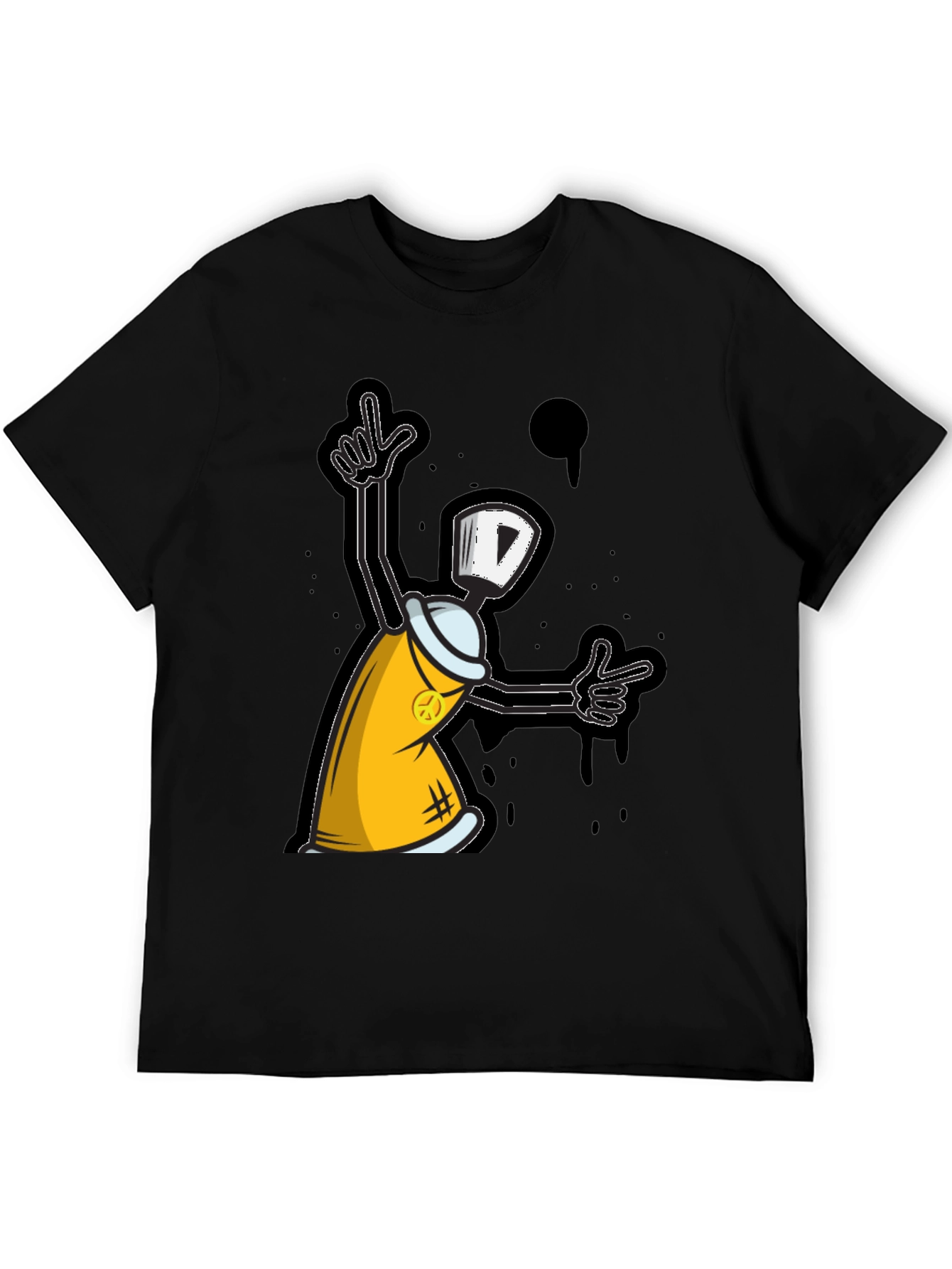 Graffiti Spray Can Graphic T-Shirt