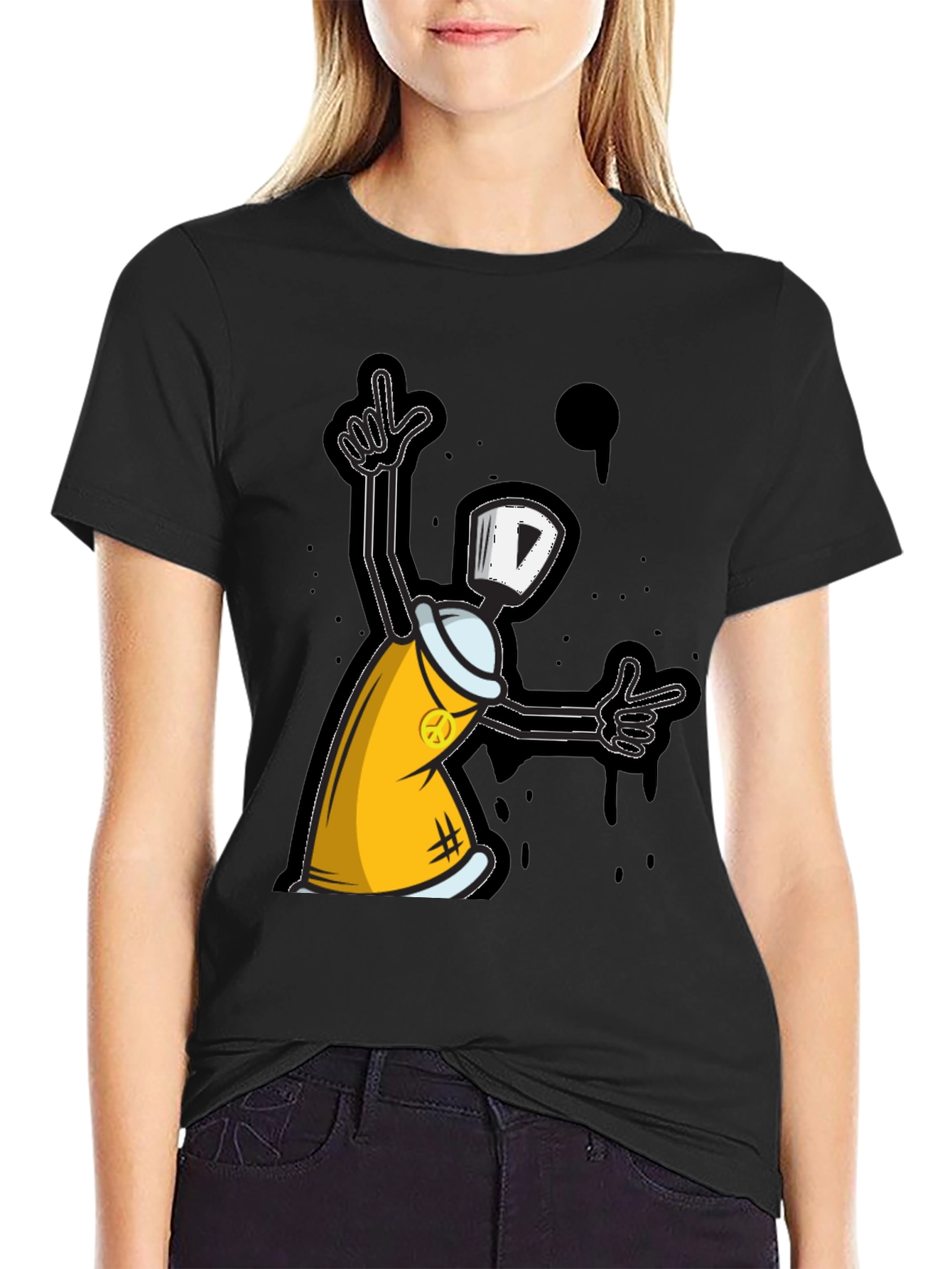 Graffiti Spray Can Graphic T-Shirt