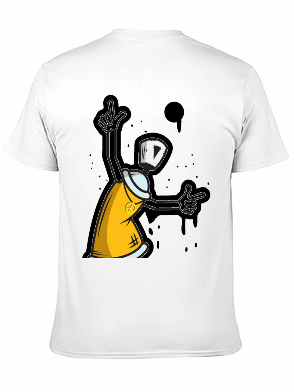 Graffiti Spray Can Graphic T-Shirt