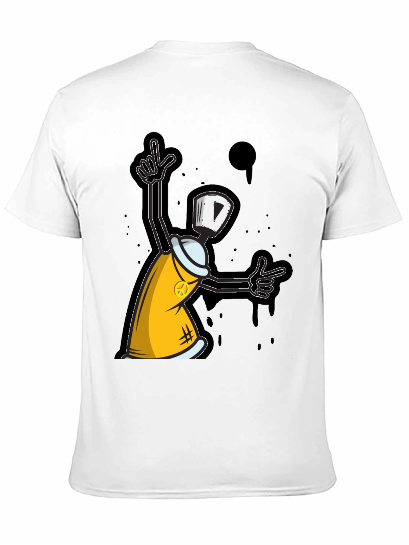 Graffiti Spray Can Graphic T-Shirt