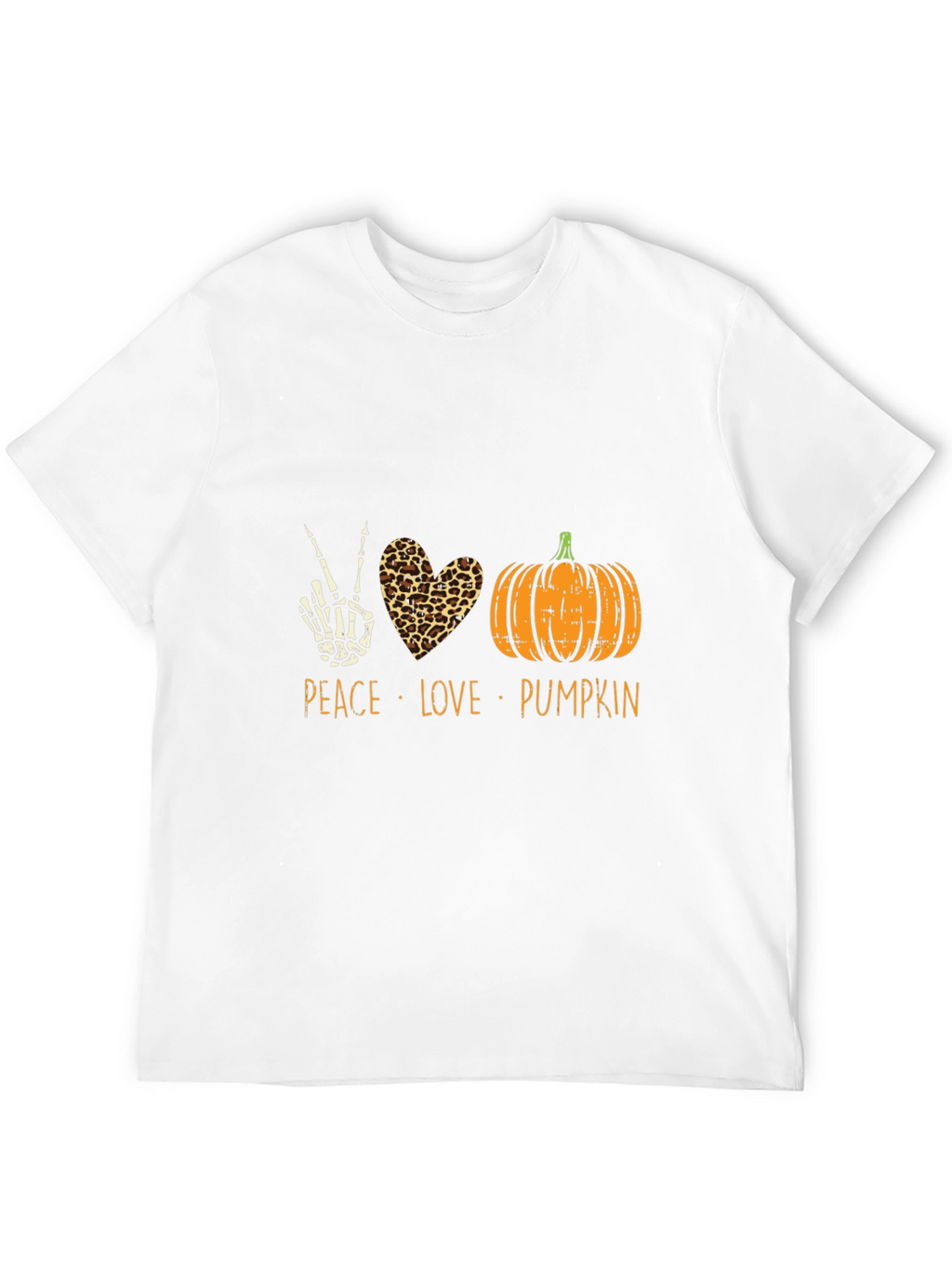 Peace Love Pumpkin Halloween T-Shirt