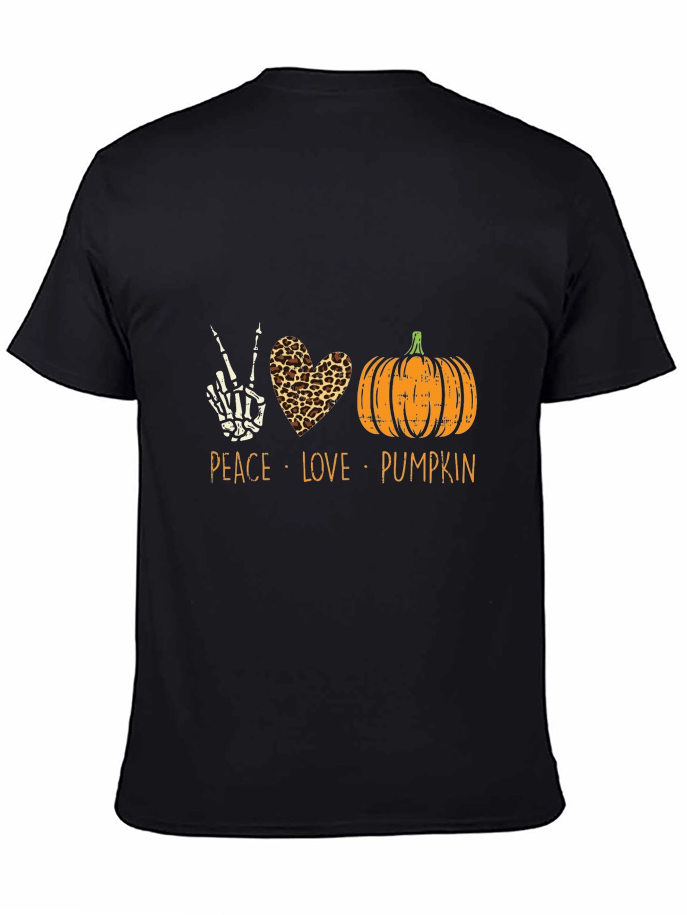 Peace Love Pumpkin Halloween T-Shirt