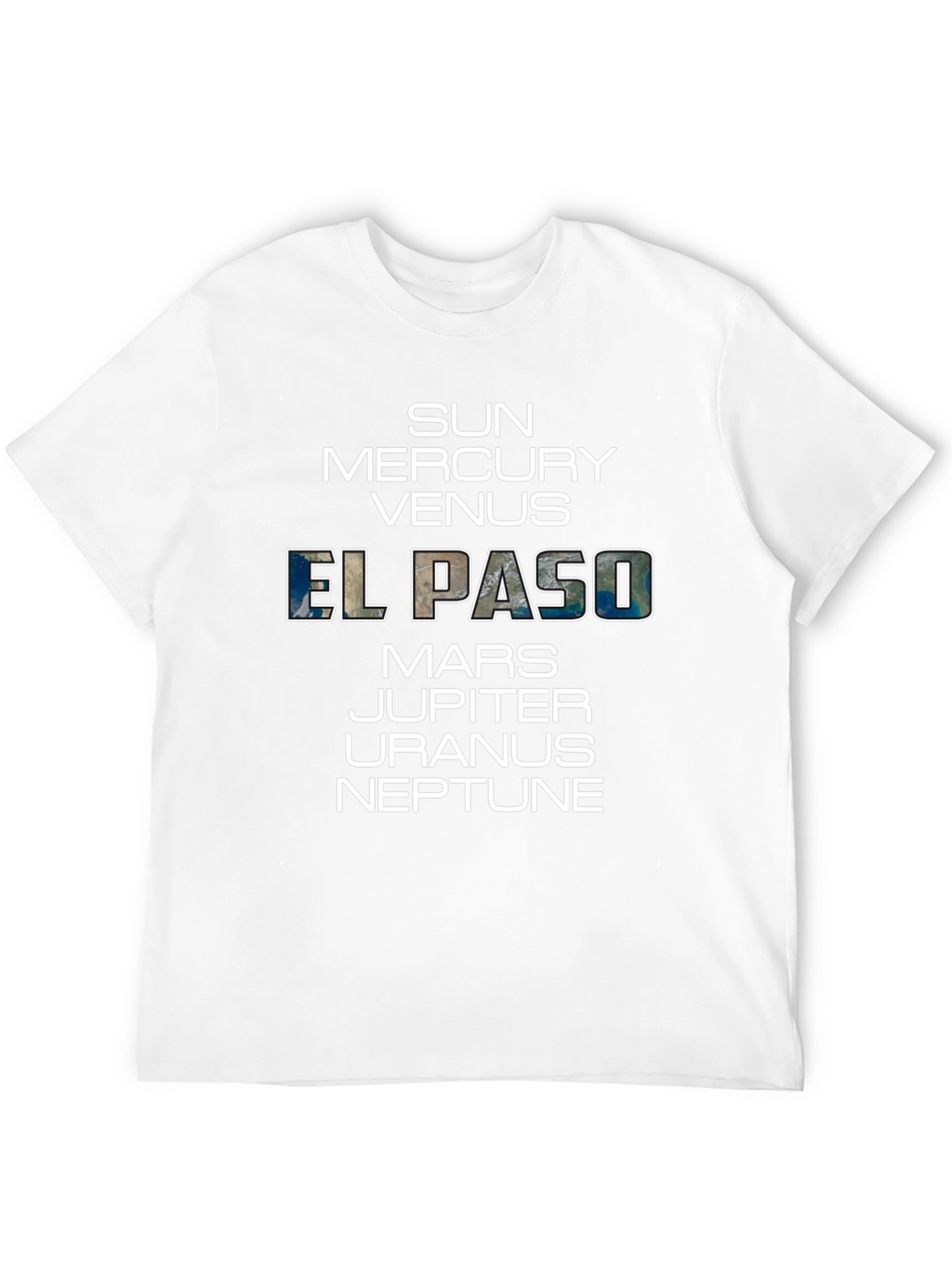 Solar System Planets Tee - El Paso Graphic T-Shirt