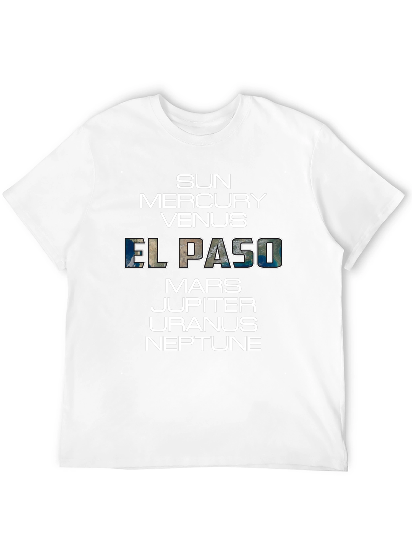 Solar System Planets Tee - El Paso Graphic T-Shirt