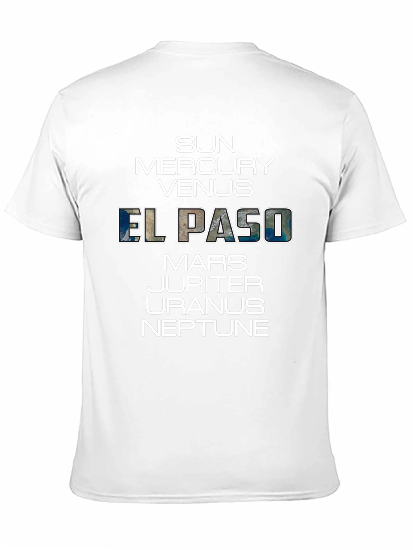 Solar System Planets Tee - El Paso Graphic T-Shirt