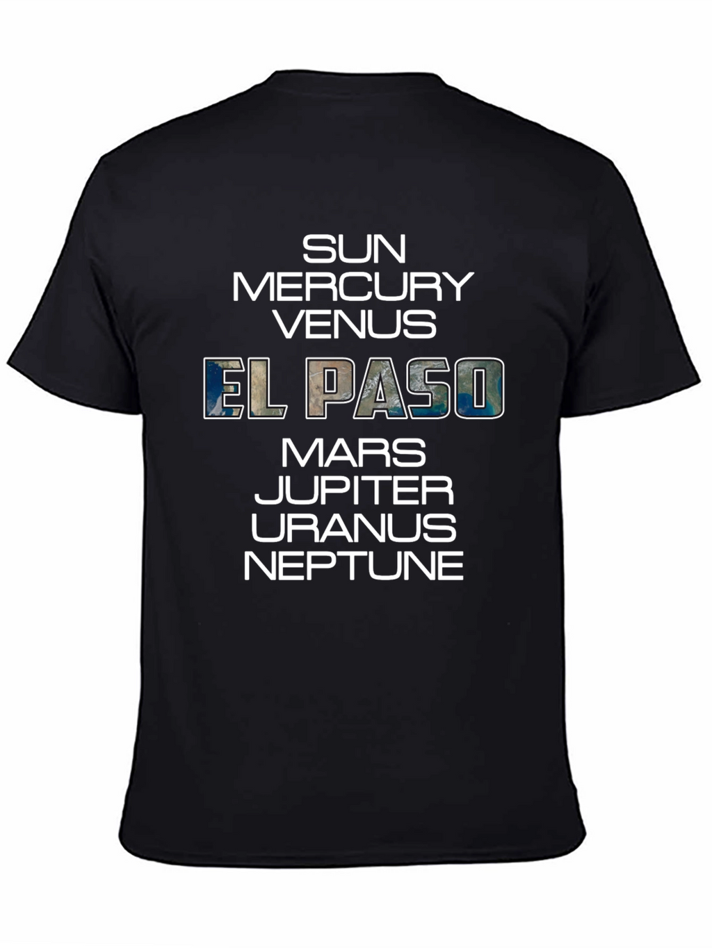 Solar System Planets Tee - El Paso Graphic T-Shirt