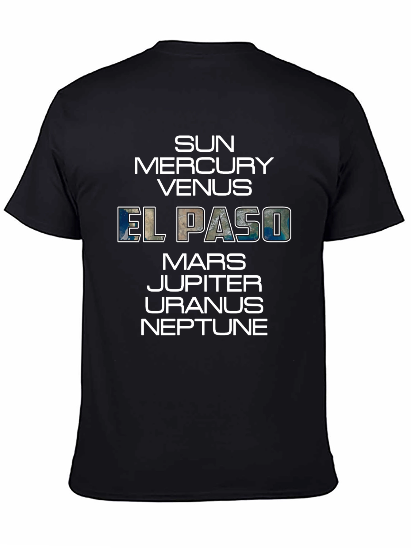 Solar System Planets Tee - El Paso Graphic T-Shirt