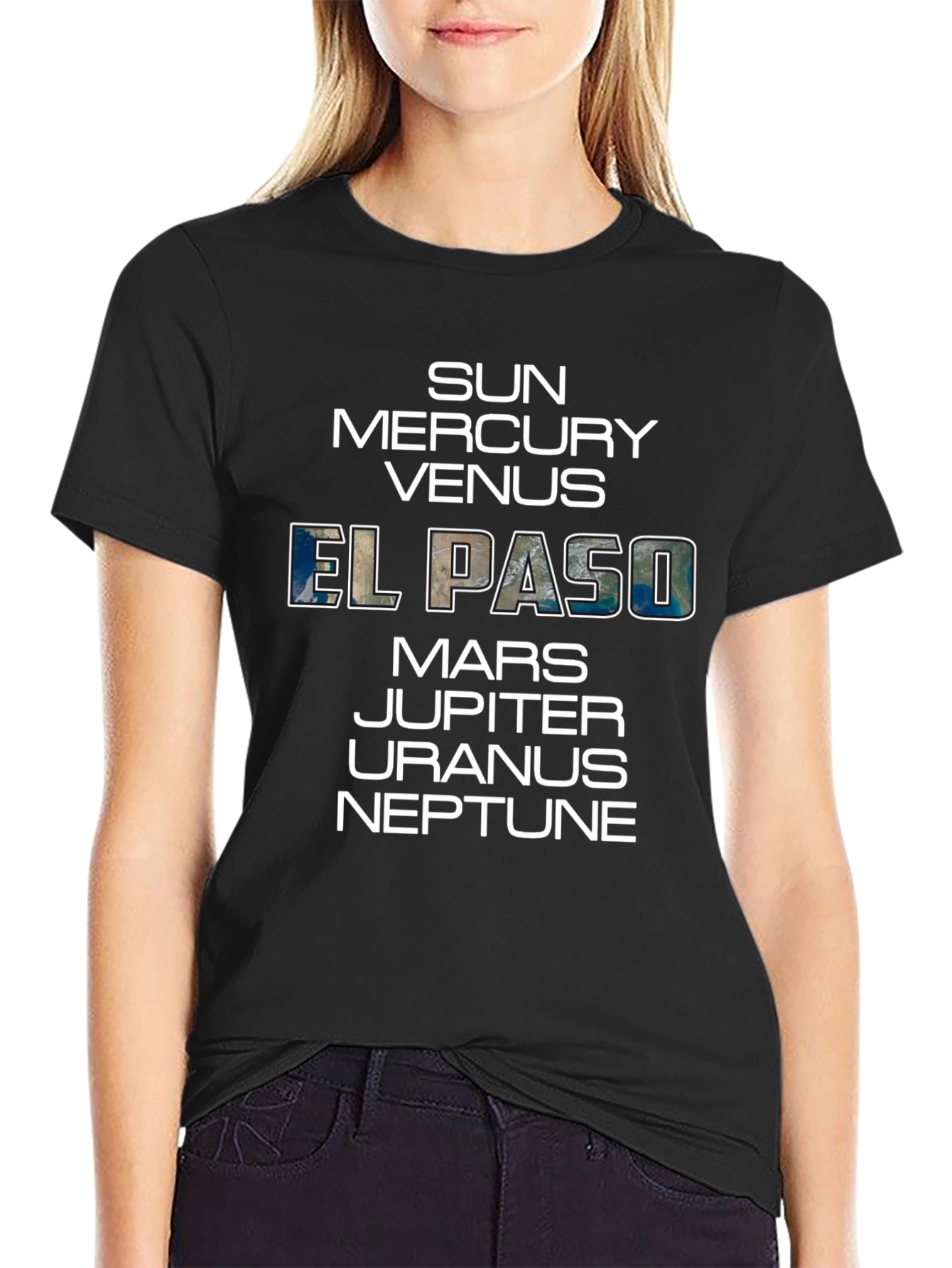 Solar System Planets Tee - El Paso Graphic T-Shirt