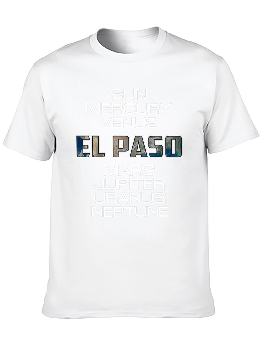 Solar System Planets Tee - El Paso Graphic T-Shirt