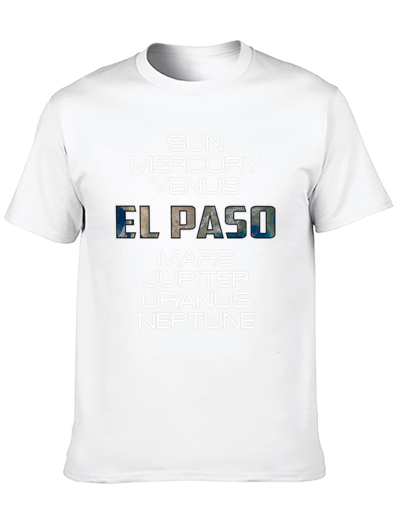 Solar System Planets Tee - El Paso Graphic T-Shirt