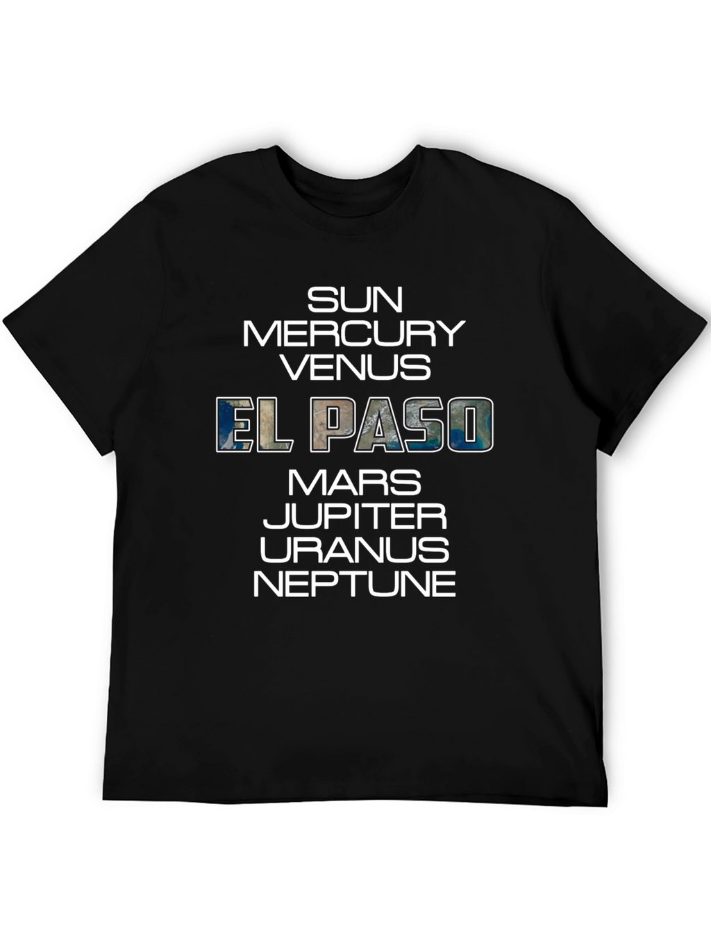 Solar System Planets Tee - El Paso Graphic T-Shirt