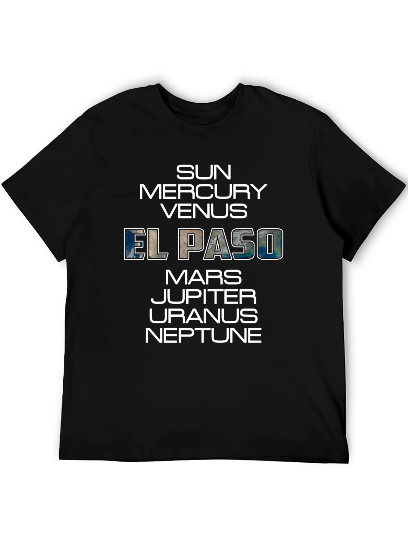 Solar System Planets Tee - El Paso Graphic T-Shirt