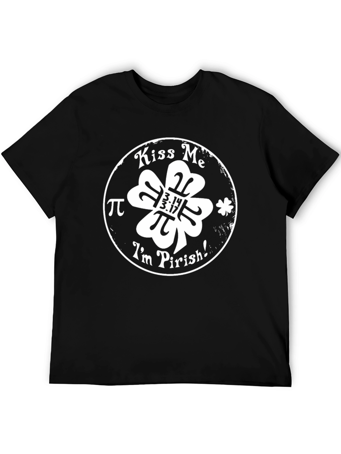 Kiss Me Im Pirish St. Patricks Day Black T-Shirt