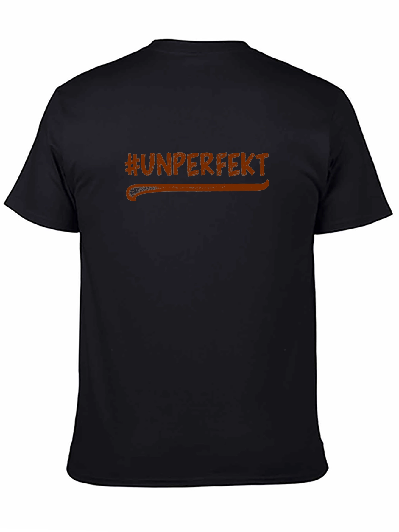#Unperfekt Black Graphic Tee
