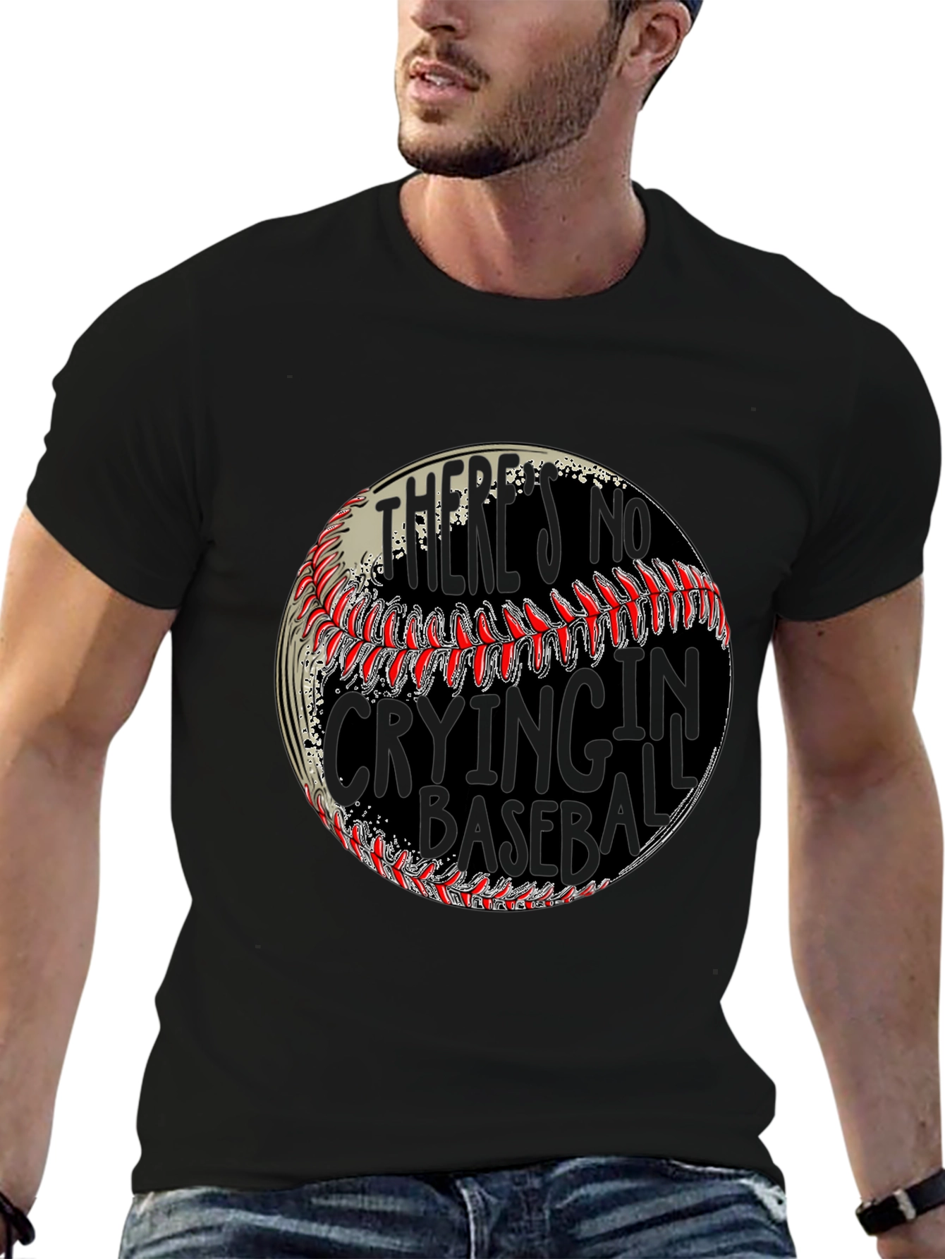 No Crying in Baseball Graphic Tee