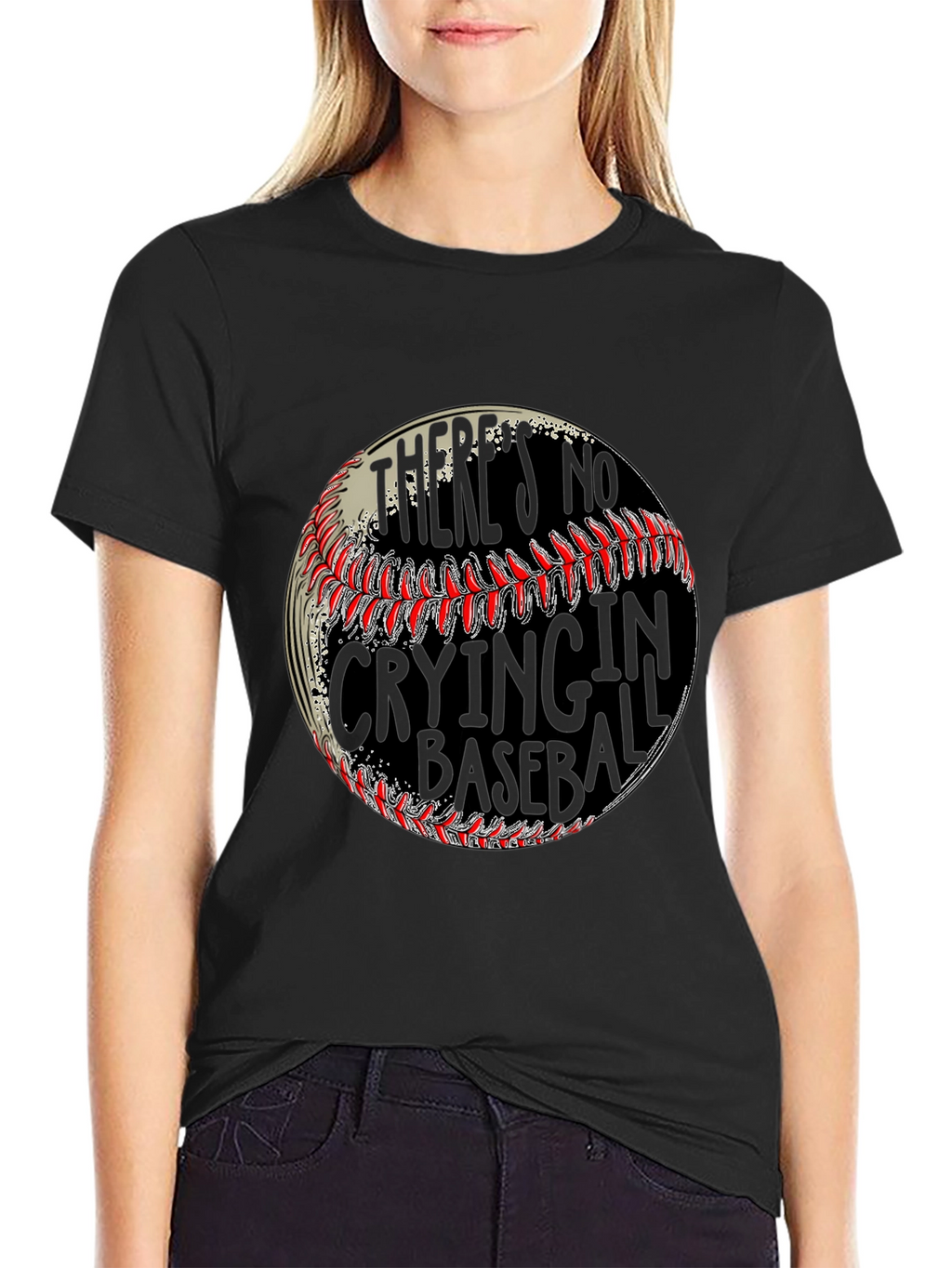No Crying in Baseball Graphic Tee
