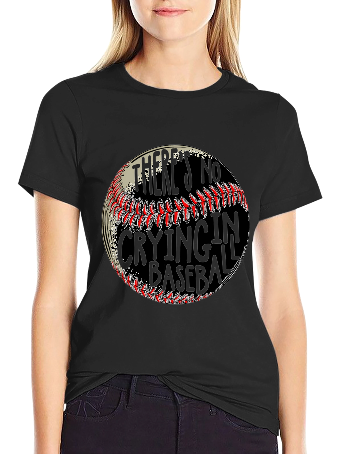 No Crying in Baseball Graphic Tee