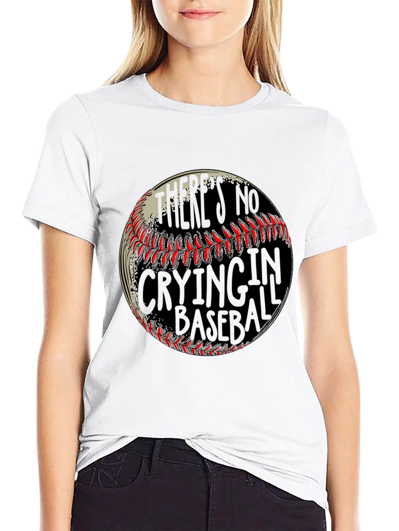 No Crying in Baseball Graphic Tee
