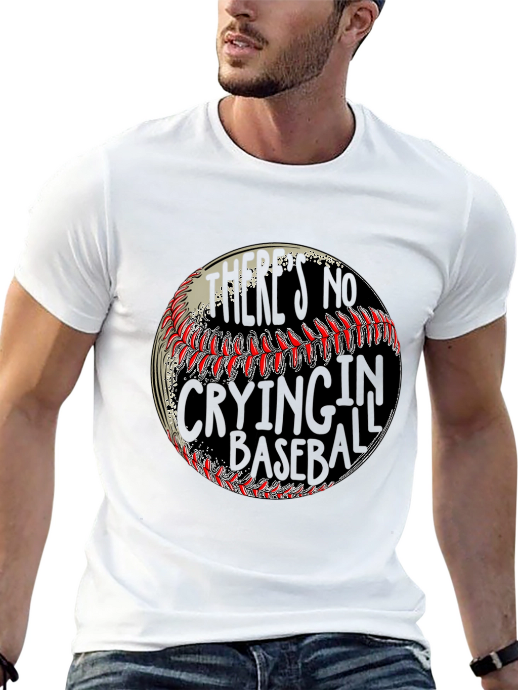 No Crying in Baseball Graphic Tee