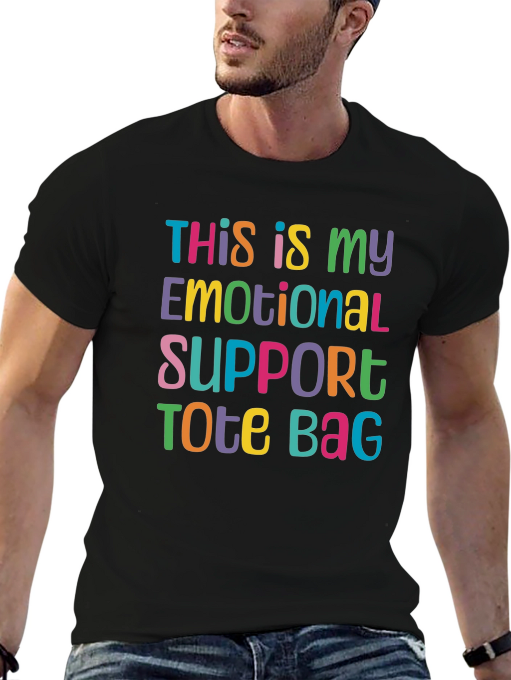 Emotional Support Tote Bag T-Shirt