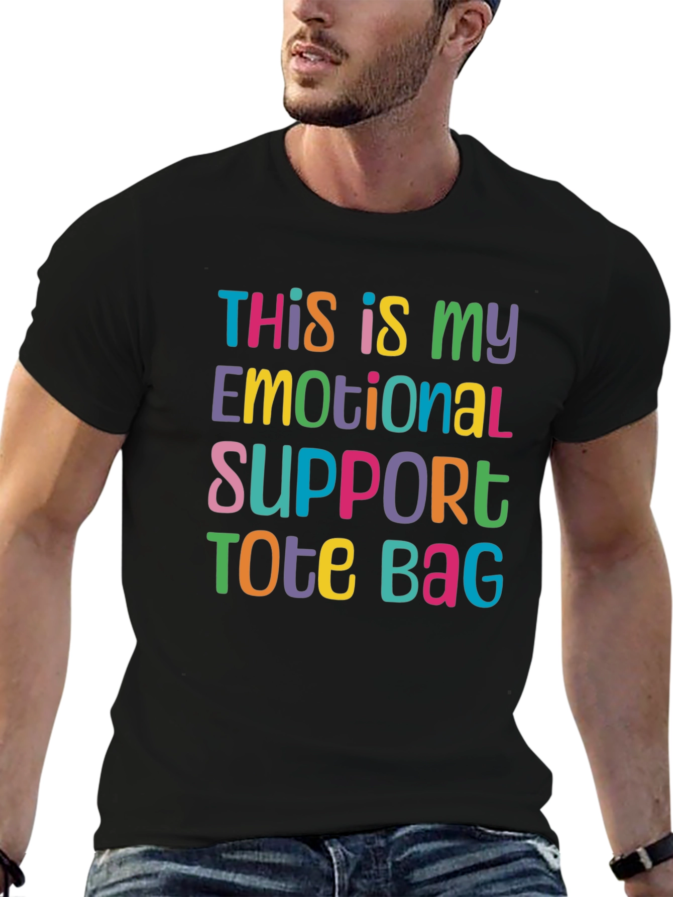 Emotional Support Tote Bag T-Shirt