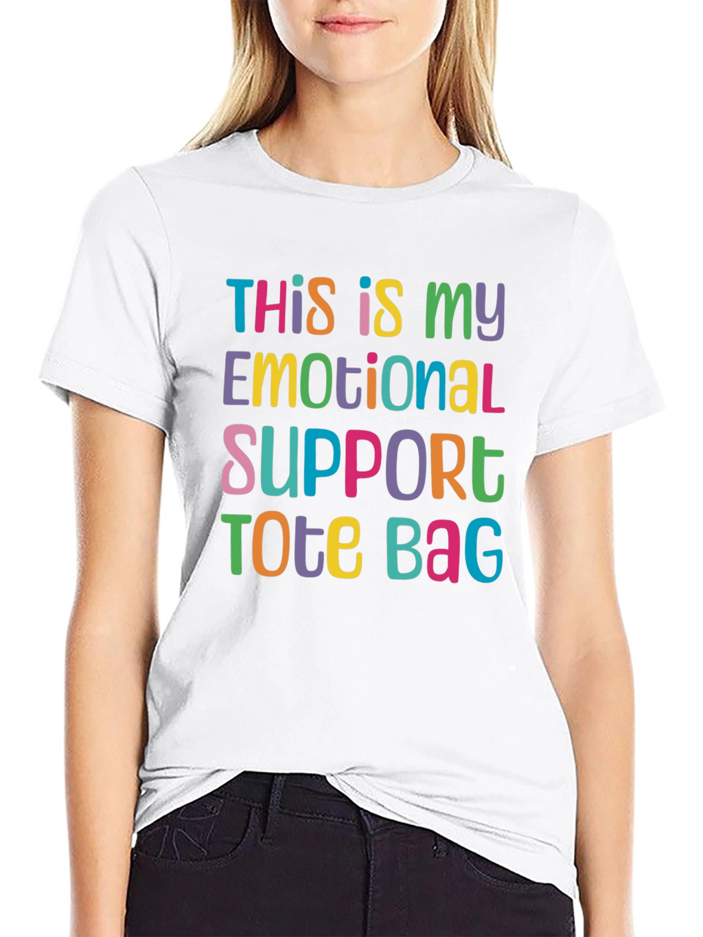 Emotional Support Tote Bag T-Shirt