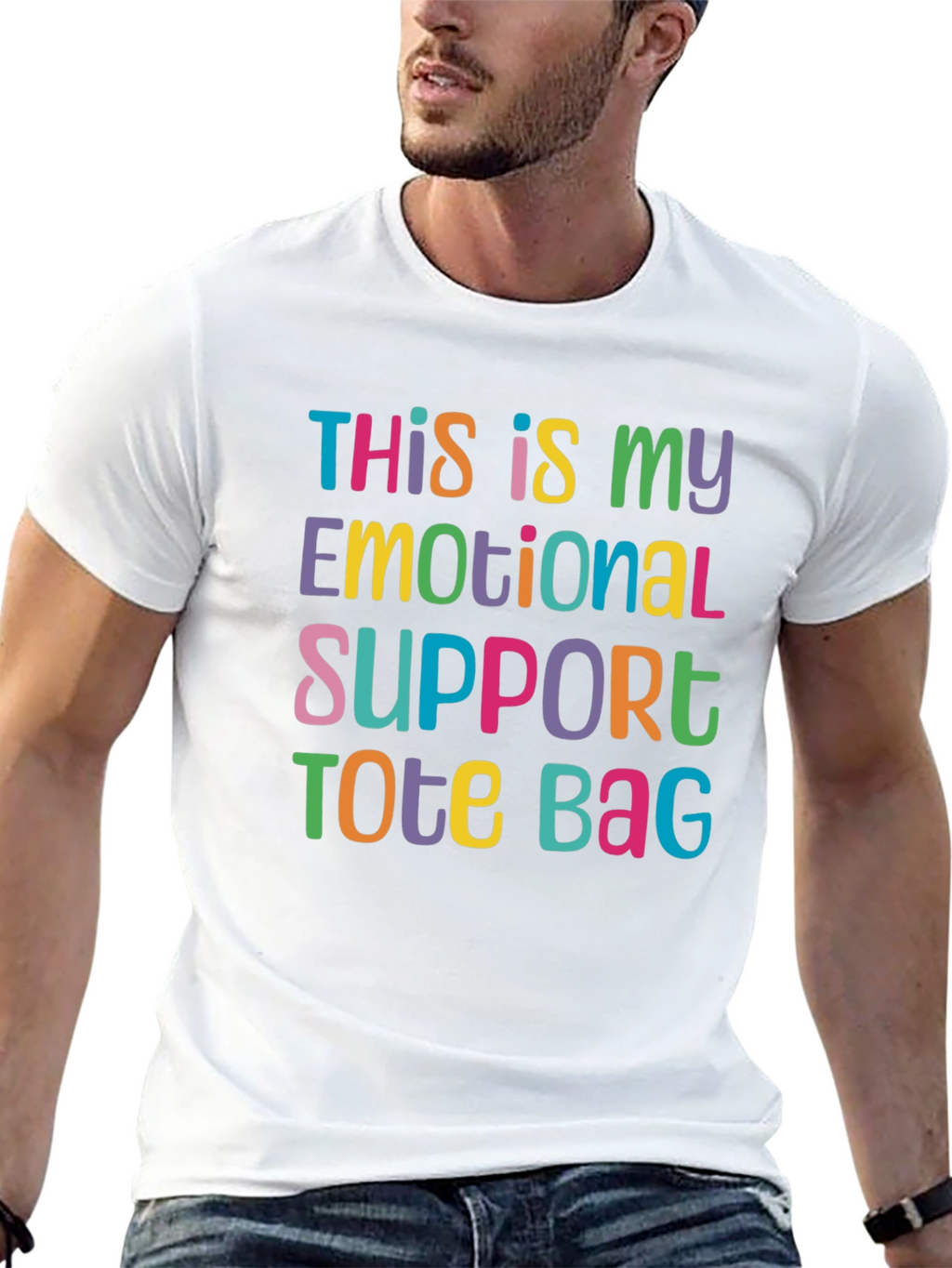 Emotional Support Tote Bag T-Shirt