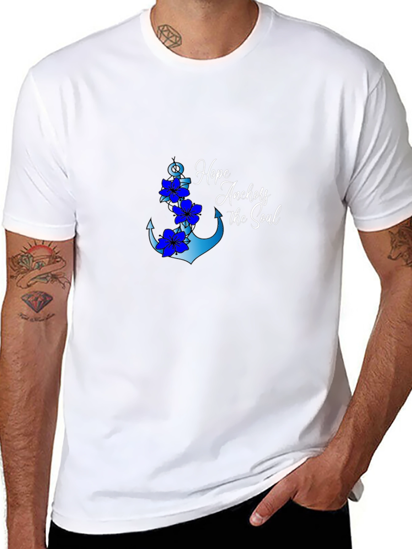 Hope Anchors the Soul Graphic Tee - Stylish Comfort
