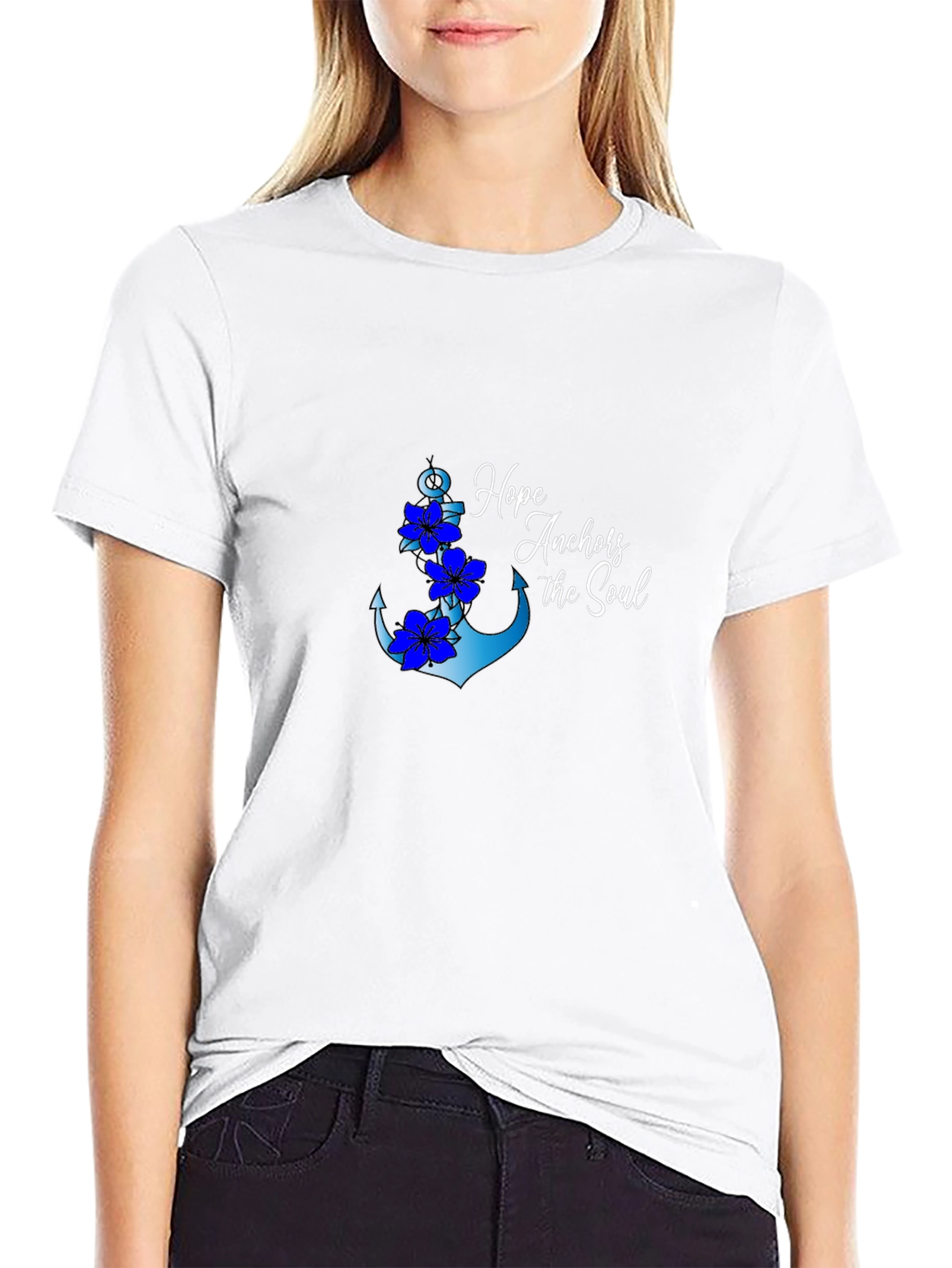Hope Anchors the Soul Graphic Tee - Stylish Comfort