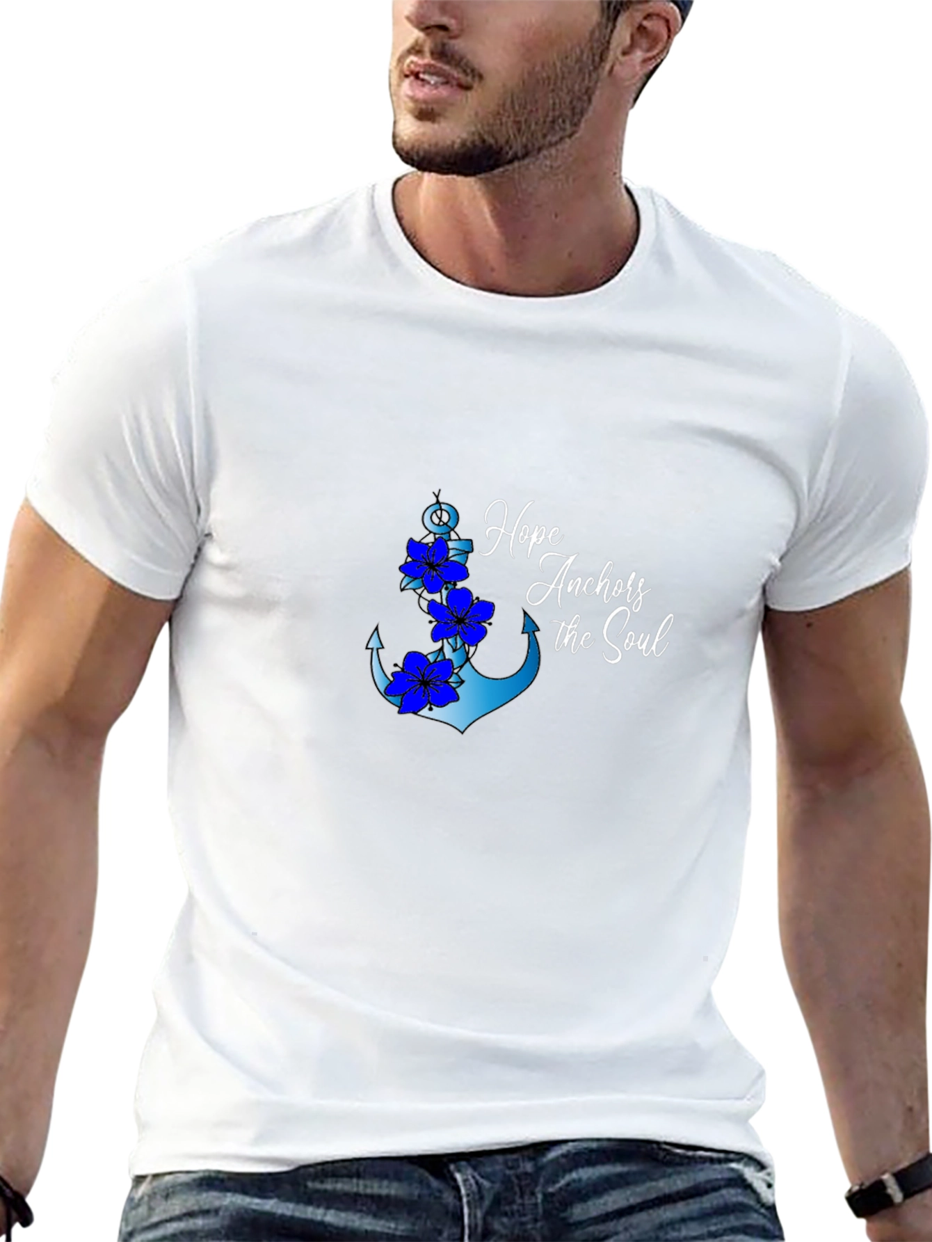 Hope Anchors the Soul Graphic Tee - Stylish Comfort
