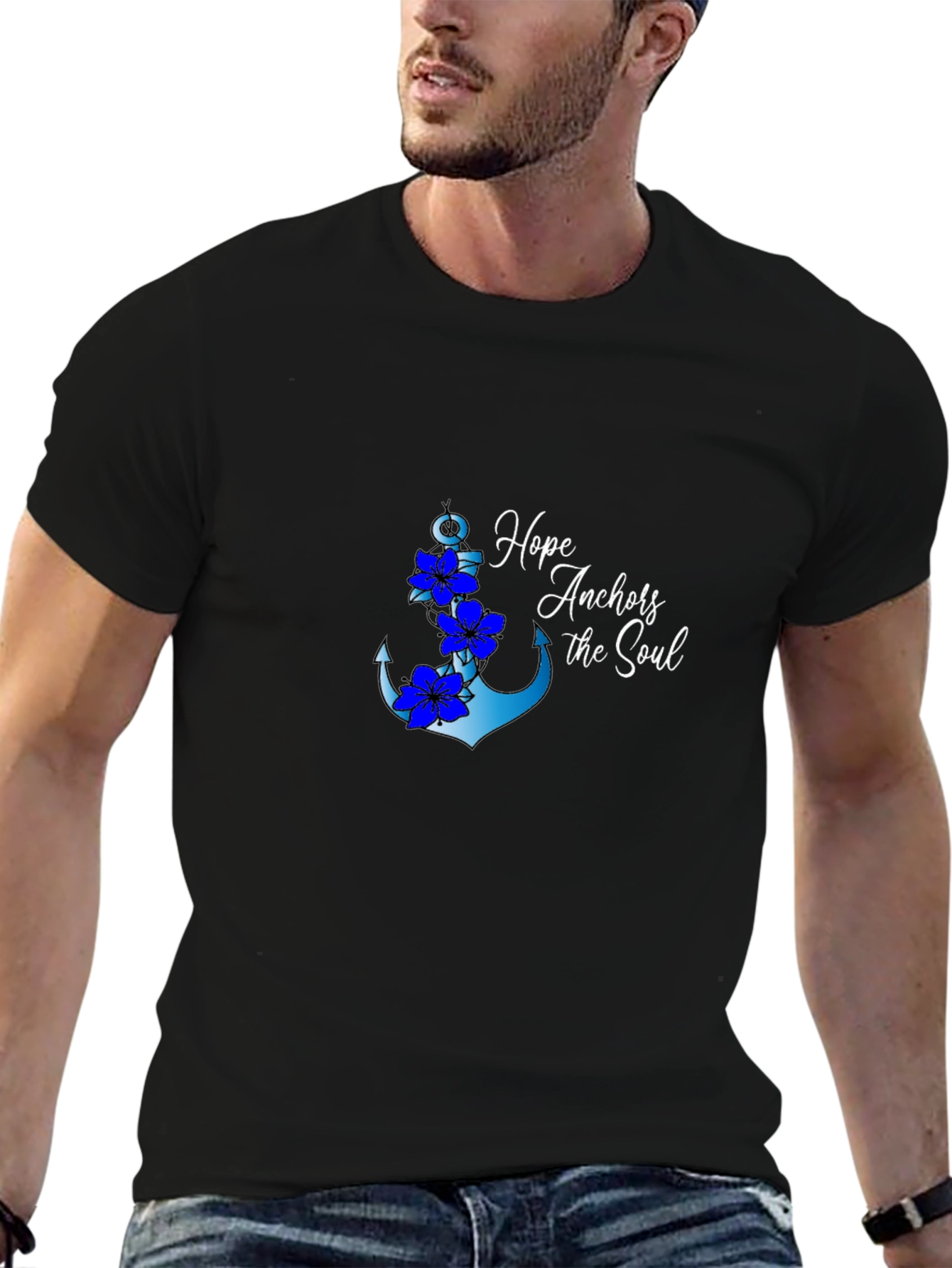 Hope Anchors the Soul Graphic Tee - Stylish Comfort